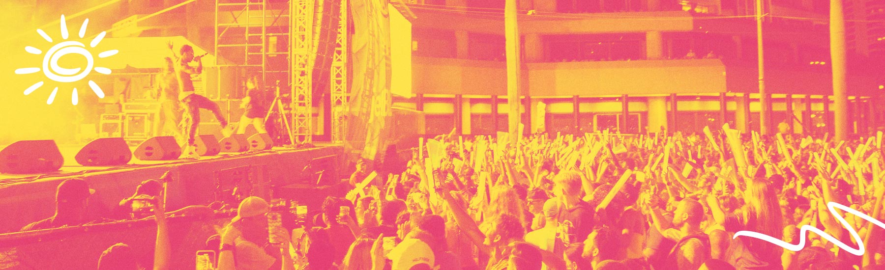 crowd watching concert at sunfest