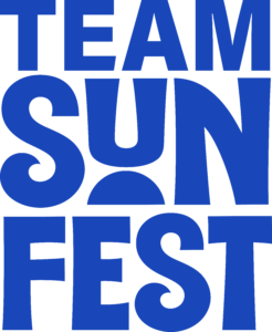 Team SunFest logo with the words Team Sun Fest